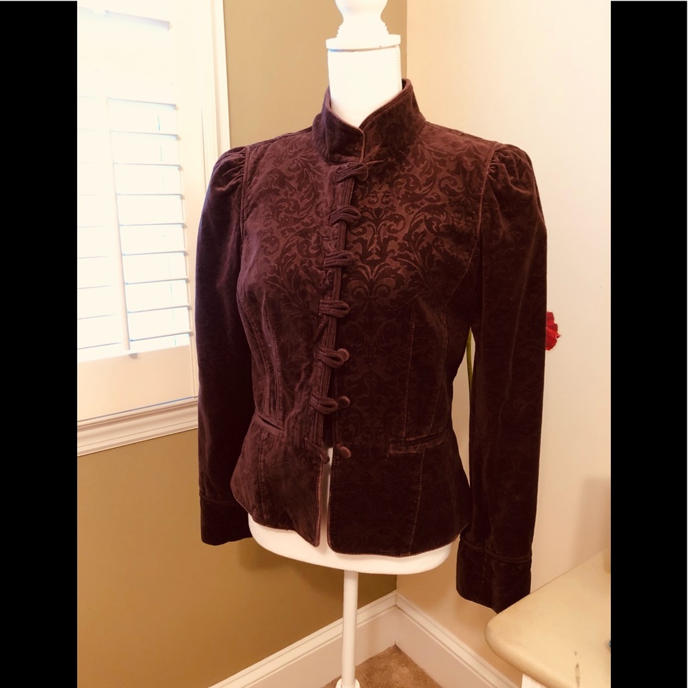 Ann Taylor LOFT little brown jacket